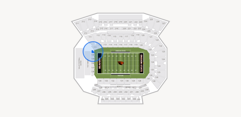 Reser Stadium Seating Chart