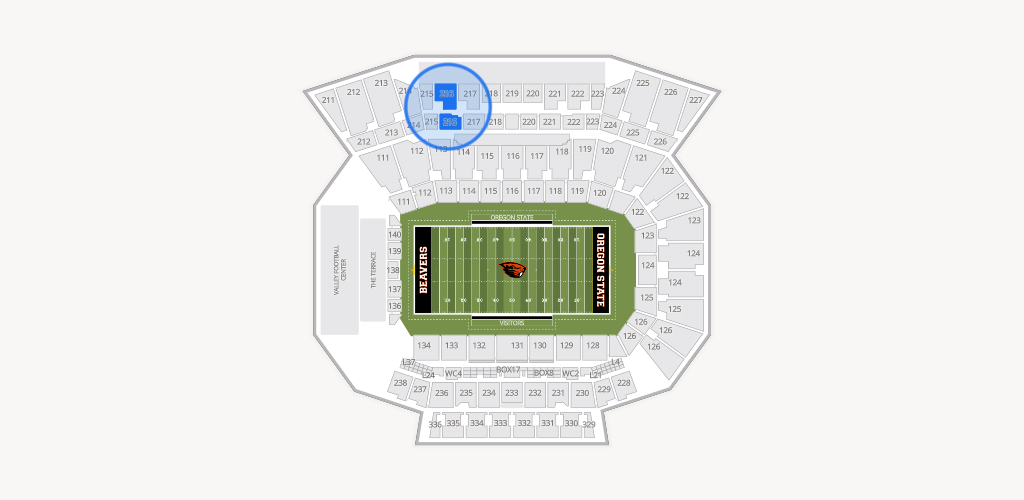 Reser Stadium Seating Chart