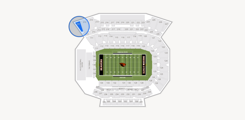 Reser Stadium Seating Chart