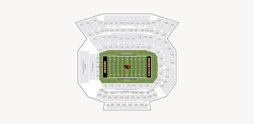 Reser Stadium Seating Chart