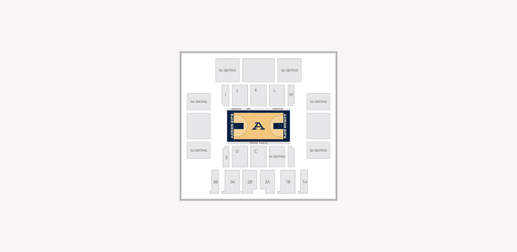 Rhodes Arena Seating Chart