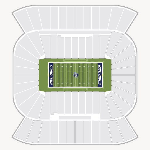 Rice Stadium seating chart