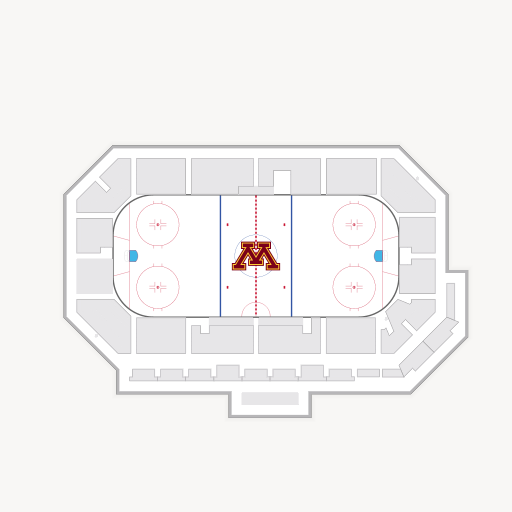 Ridder Arena seating chart
