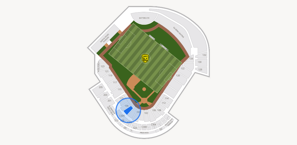Rio Grande Credit Union Field at Isotopes Park Seating Chart