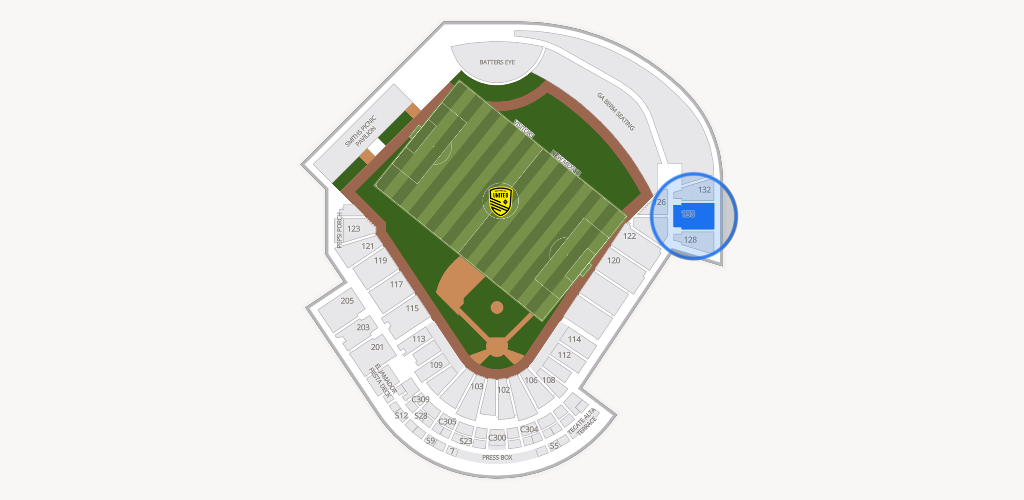Rio Grande Credit Union Field at Isotopes Park Seating Chart