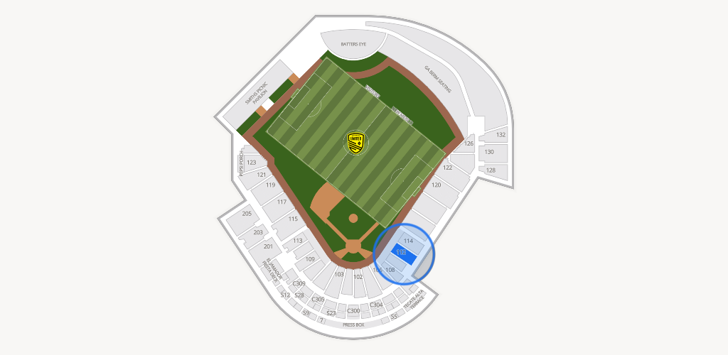 Rio Grande Credit Union Field at Isotopes Park Seating Chart