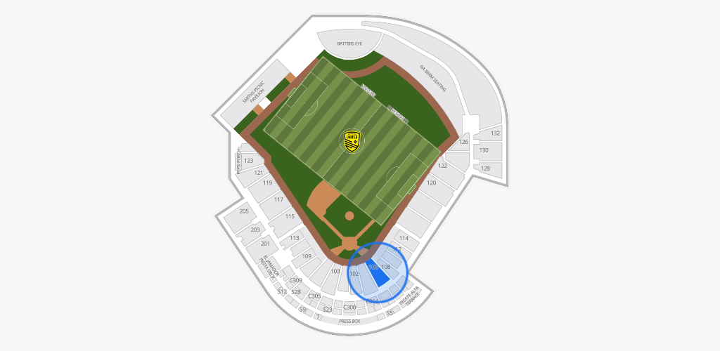 Rio Grande Credit Union Field at Isotopes Park Seating Chart