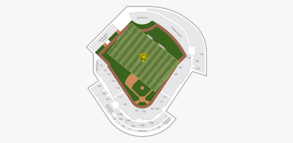 Rio Grande Credit Union Field at Isotopes Park Seating Chart