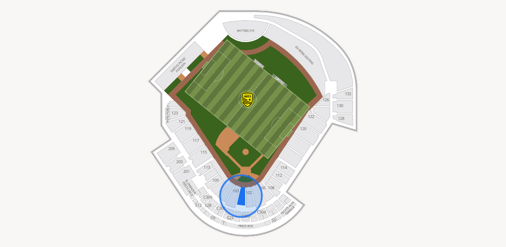 Rio Grande Credit Union Field at Isotopes Park Seating Chart