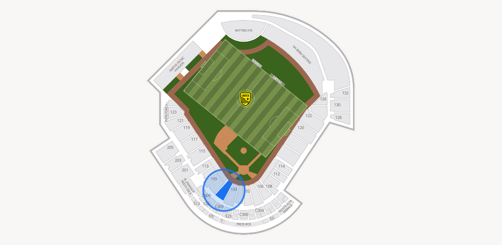 Rio Grande Credit Union Field at Isotopes Park Seating Chart