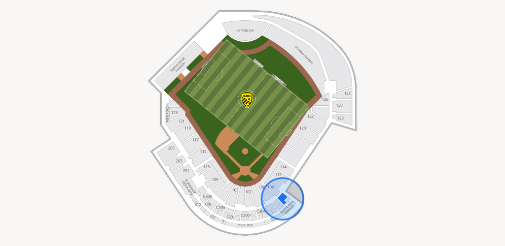 Rio Grande Credit Union Field at Isotopes Park Seating Chart