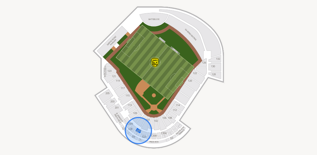 Rio Grande Credit Union Field at Isotopes Park Seating Chart