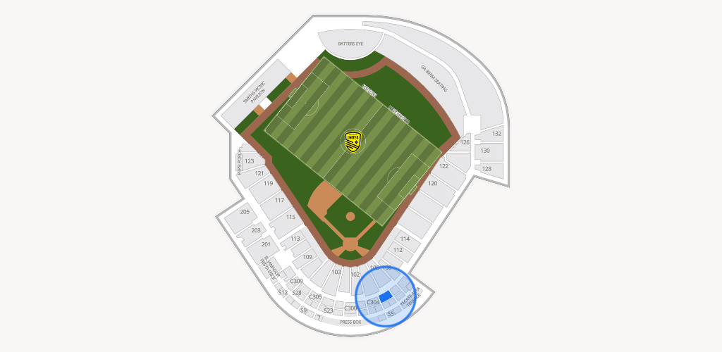 Rio Grande Credit Union Field at Isotopes Park Seating Chart