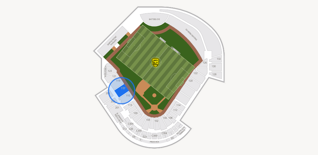 Rio Grande Credit Union Field at Isotopes Park Seating Chart