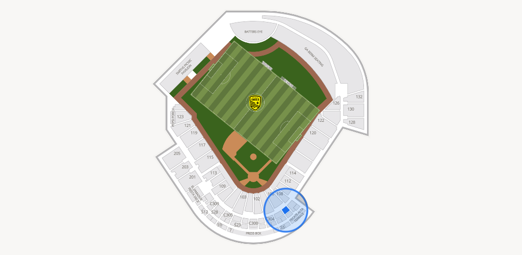 Rio Grande Credit Union Field at Isotopes Park Seating Chart