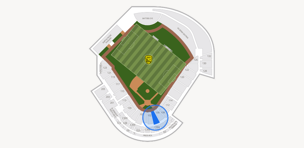 Rio Grande Credit Union Field at Isotopes Park Seating Chart