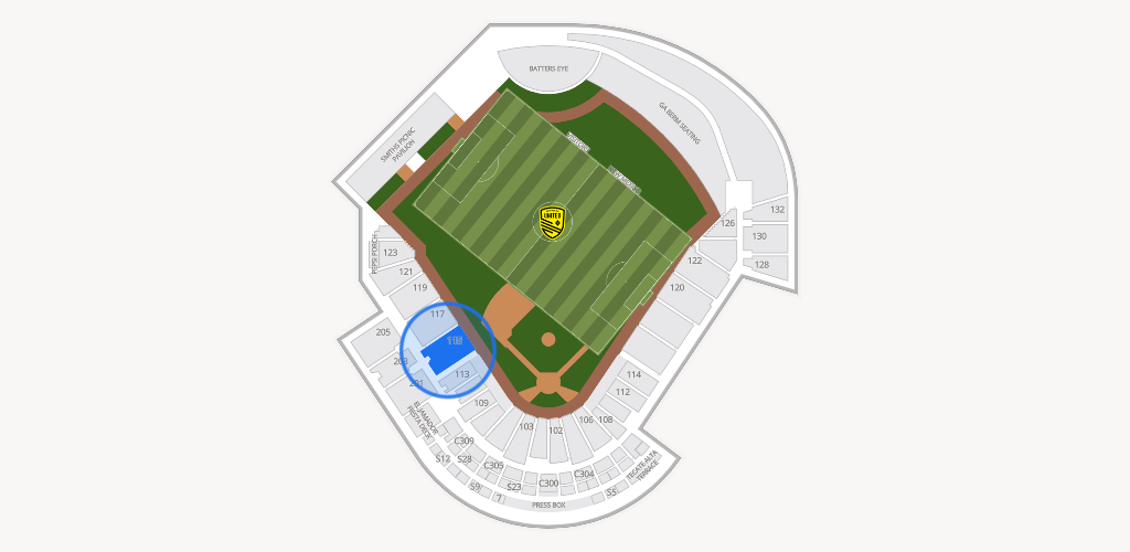 Rio Grande Credit Union Field at Isotopes Park Seating Chart
