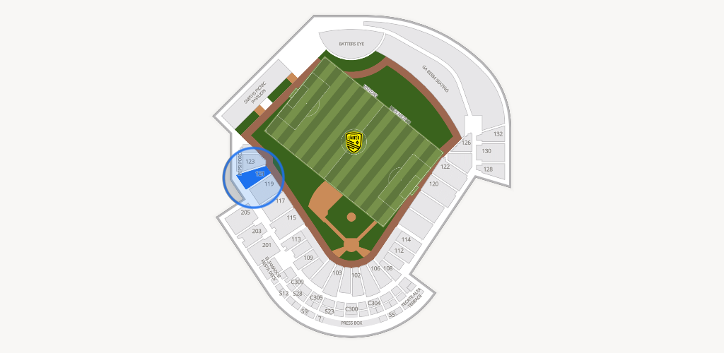 Rio Grande Credit Union Field at Isotopes Park Seating Chart