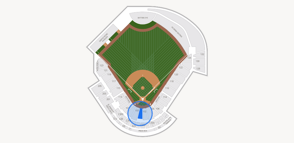 Rio Grande Credit Union Field at Isotopes Park Seating Chart