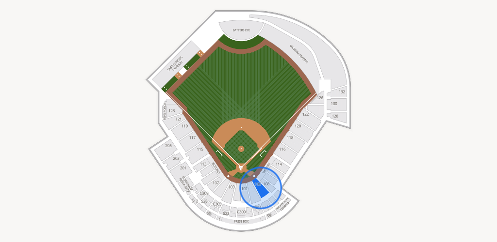 Rio Grande Credit Union Field at Isotopes Park Seating Chart