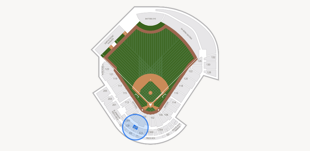 Rio Grande Credit Union Field at Isotopes Park Seating Chart