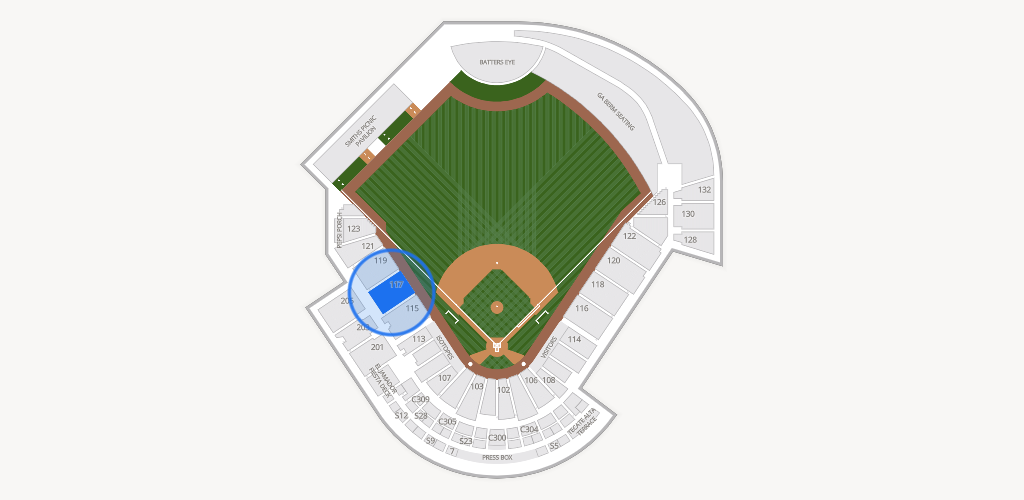 Rio Grande Credit Union Field at Isotopes Park Seating Chart