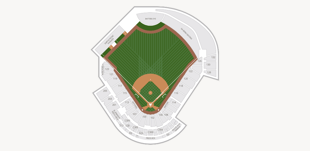 Rio Grande Credit Union Field at Isotopes Park Seating Chart