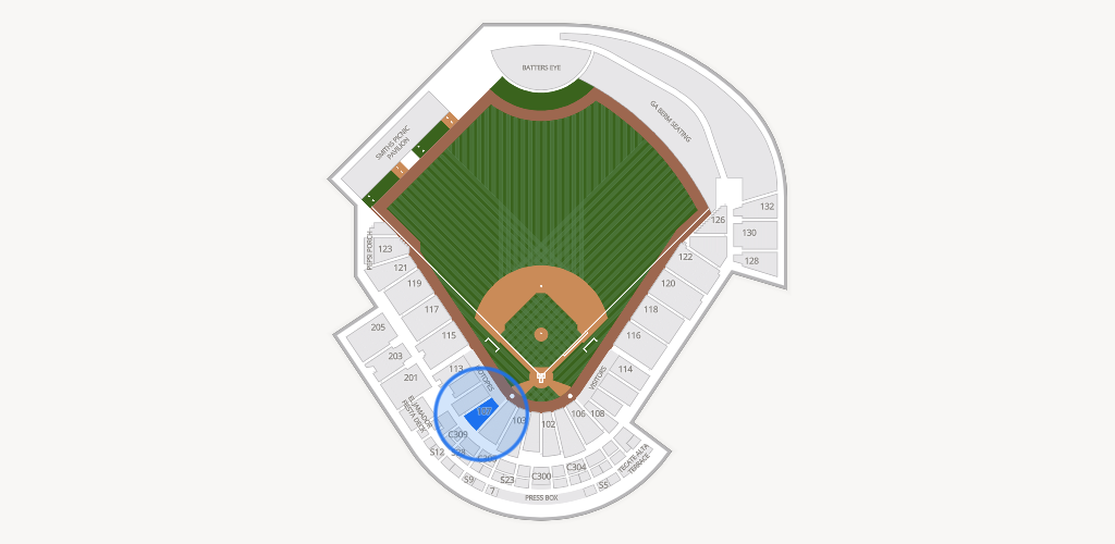 Rio Grande Credit Union Field at Isotopes Park Seating Chart