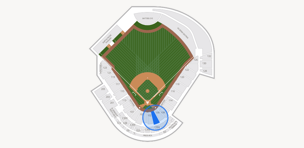 Rio Grande Credit Union Field at Isotopes Park Seating Chart