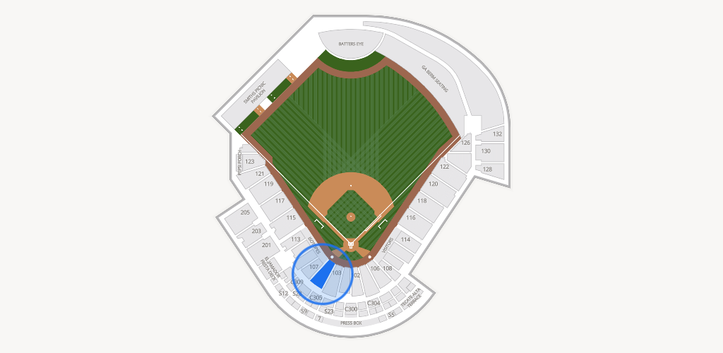 Rio Grande Credit Union Field at Isotopes Park Seating Chart