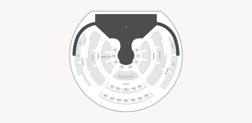 Rio Showroom at Rio Las Vegas Seating Chart