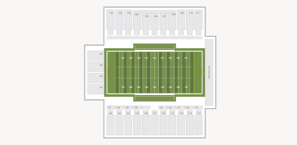 Robert & Janet Vackar Stadium Seating Chart