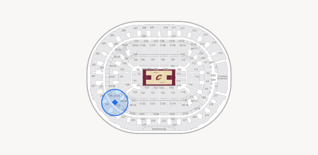 Rocket Arena Seating Chart