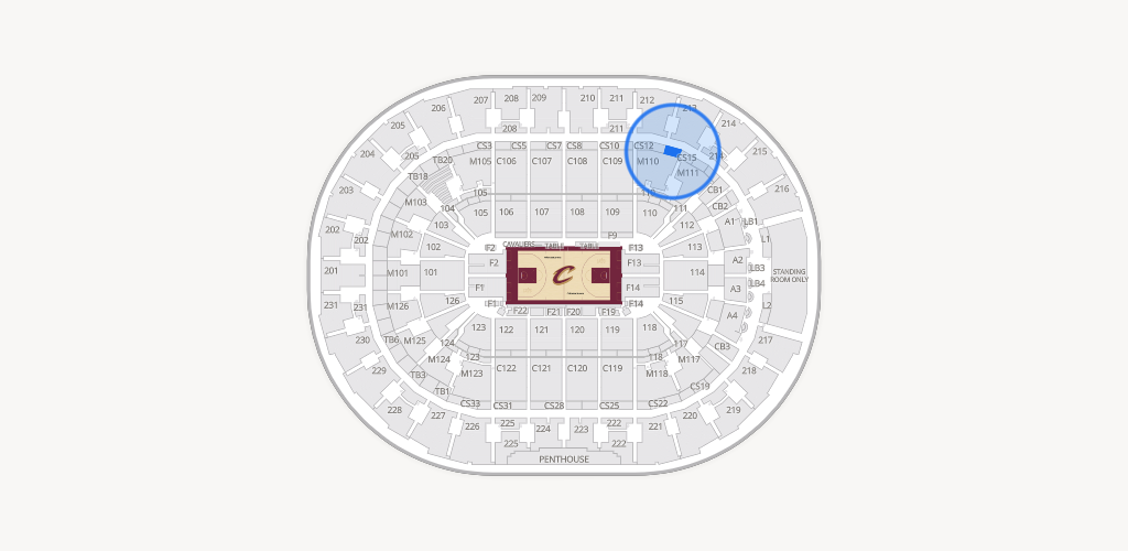 Rocket Arena Seating Chart