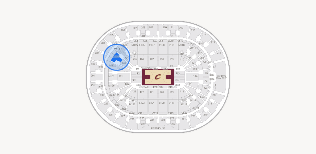 Rocket Arena Seating Chart
