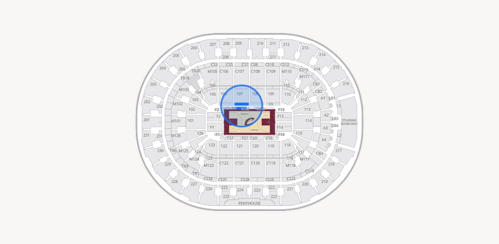 Rocket Arena Seating Chart