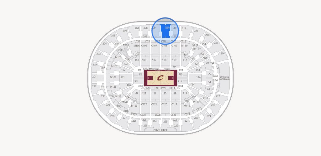 Rocket Arena Seating Chart