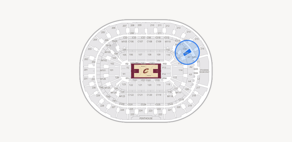 Rocket Arena Seating Chart