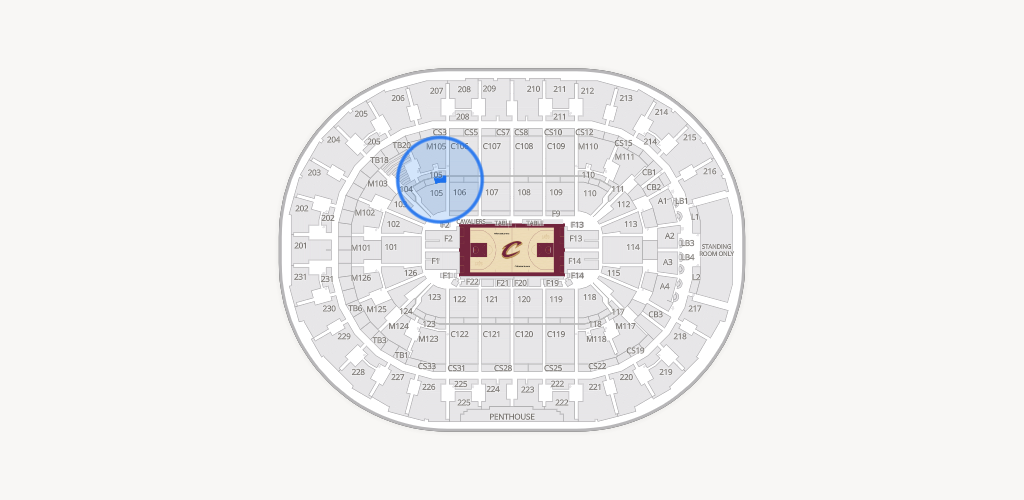 Rocket Arena Seating Chart