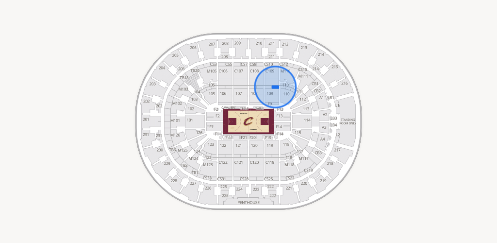 Rocket Arena Seating Chart