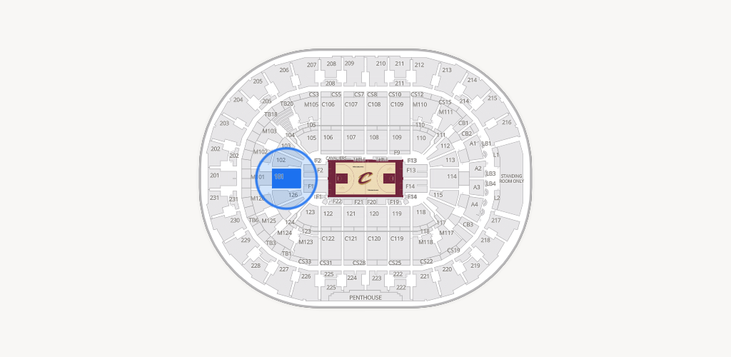 Rocket Arena Seating Chart