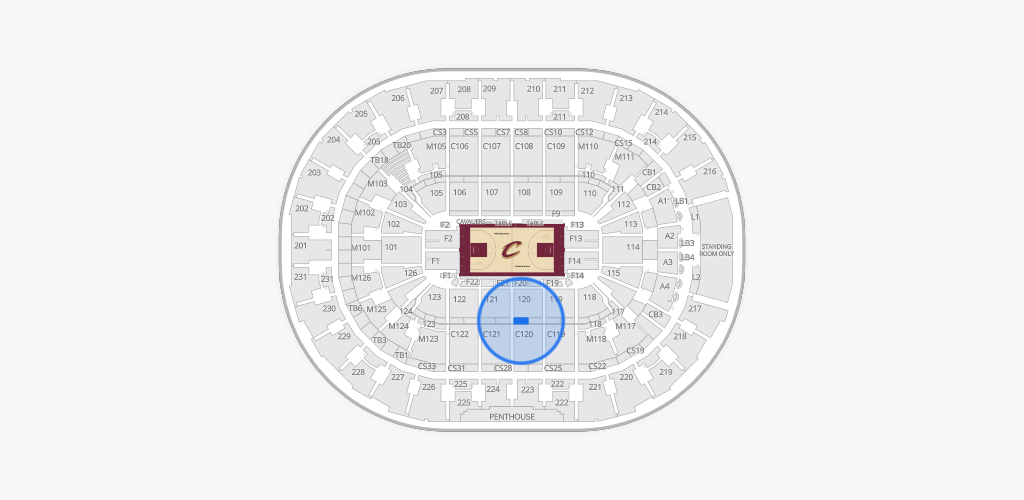 Rocket Arena Seating Chart