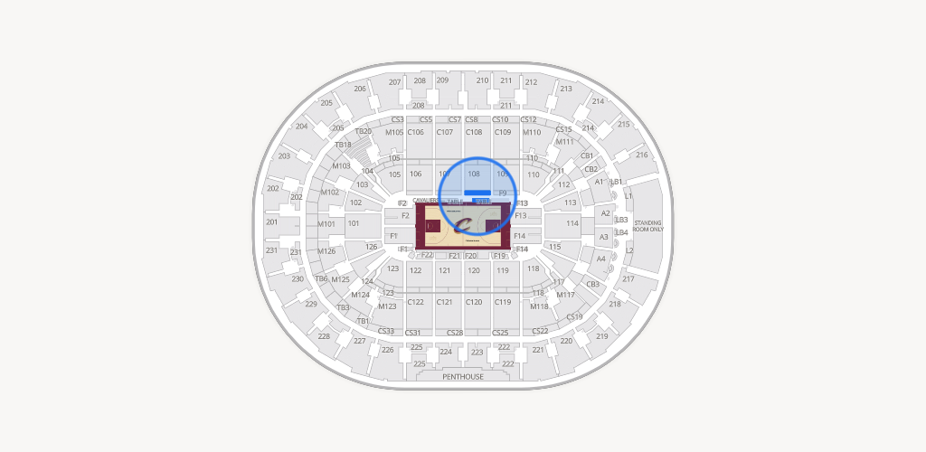 Rocket Arena Seating Chart