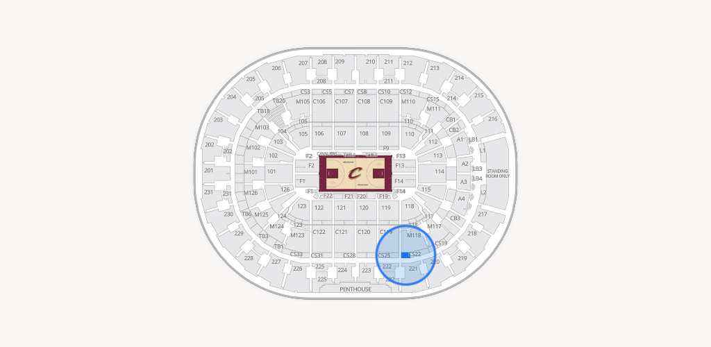 Rocket Arena Seating Chart