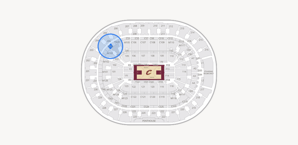Rocket Arena Seating Chart