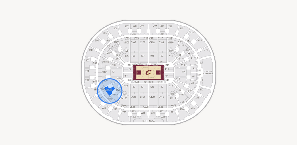 Rocket Arena Seating Chart