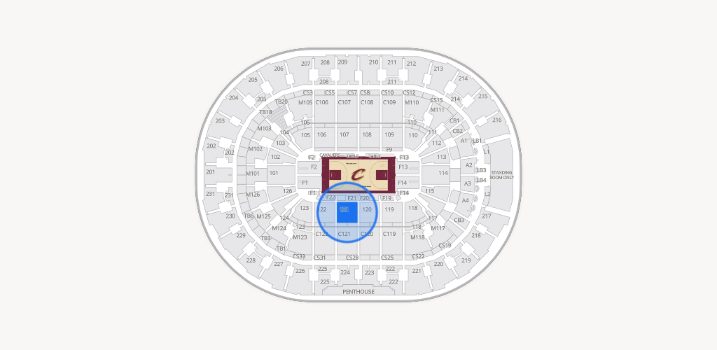 Rocket Arena Seating Chart