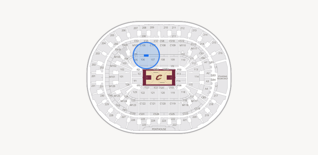 Rocket Arena Seating Chart