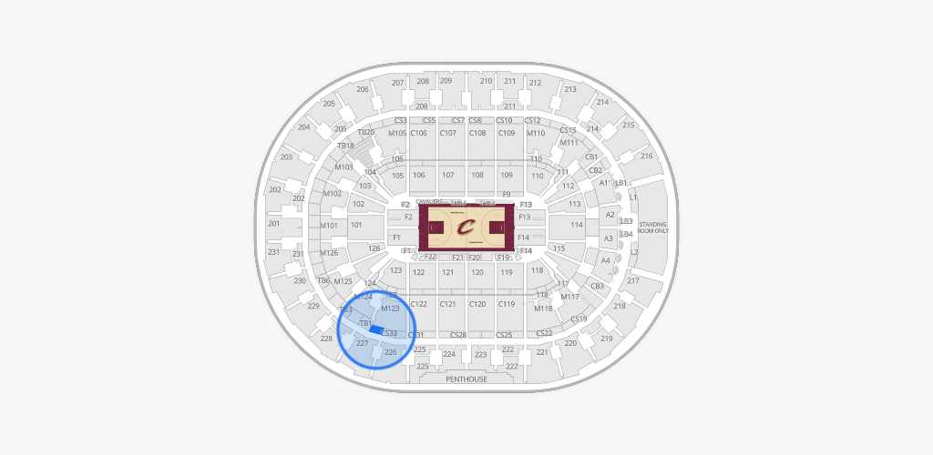Rocket Arena Seating Chart