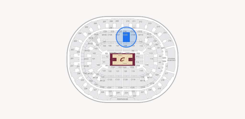 Rocket Arena Seating Chart
